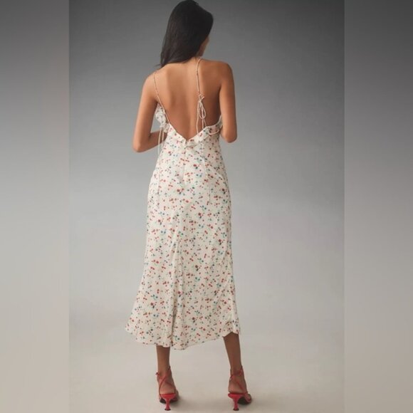 Bardot Olea Sleeveless Ruffle Midi Dress Size 8 - Picture 4 of 7